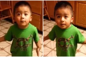 Berlagak bak orang dewasa, aksi balita di video ini nggemesin abis