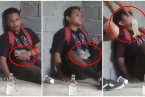 Pelajar ini teler karena dicekoki lem oleh temannya, duh miris!