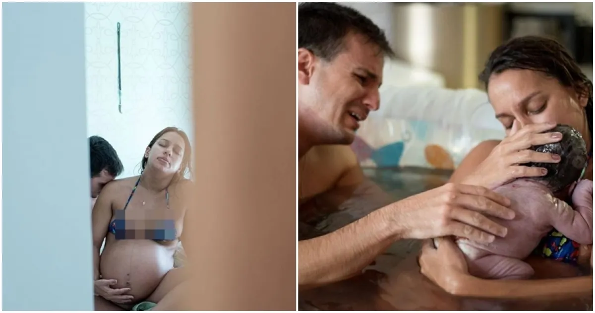 10 Foto mengharukan saat ibu hamil tua hingga berjuang melahirkan