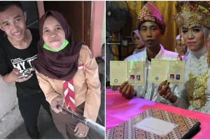 Heboh, pasangan remaja baru usia 15 tahun sudah menikah