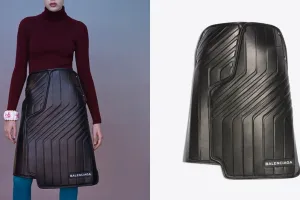 Mirip karpet mobil, rok brand fashion tenar ini harganya Rp 33 juta