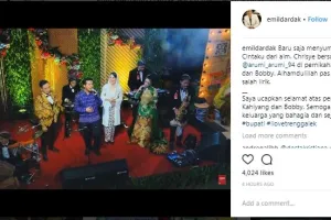 4 Seleb ini sumbang lagu di pernikahan Kahiyang-Bobby