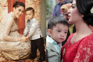 Beda gaya Selvi Ananda dan Aliya Rajasa saat momong anak