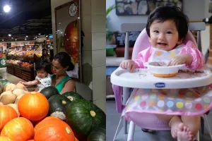 Ini momen manis hari pertama MPASI Salma, anak Rio Dewanto & Atiqah