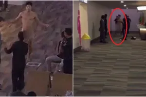 Penumpang pesawat ini telanjang dan buang kotoran di bandara, duh
