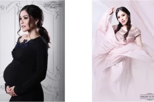 10 Foto maternity Metha Yunitria istri Uki Noah, cantiknya elegan 