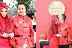 Pesta nikah pakai adat Tionghoa, Angel Lelga bikin netizen salah fokus