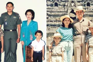 8 Foto jadul kebersamaan keluarga Susilo Bambang Yudhoyono, epik abis