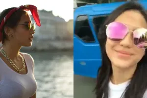 5 Gaya Pevita Pearce naik angkot, tetap cetar membahana