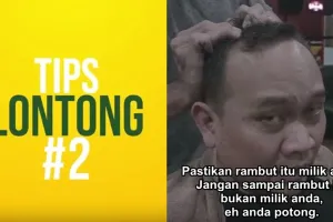 6 Tips potong rambut di salon ala Cak Lontong, kocaknya geregetan
