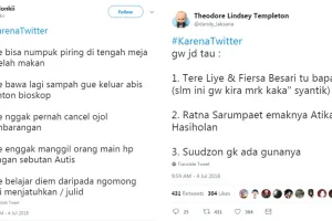 15 Cuitan 'Karena Twitter' ini bikin bijak pakai media sosial
