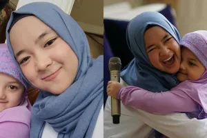 10 Momen keakraban Arsy dan Nissa Sabyan saat duet bareng, duo gemes