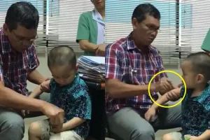 Gaya dokter ini bikin anak tak takut disuntik keren abis, caranya unik