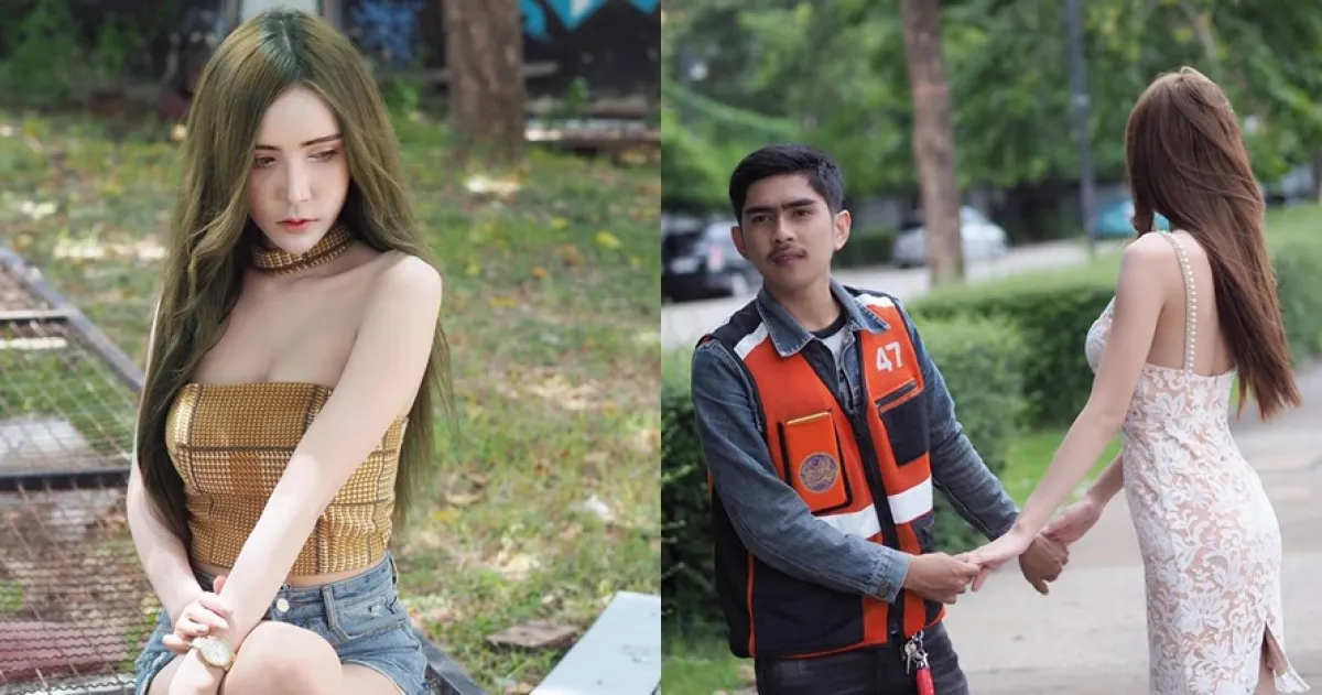 Tak pandang materi, model seksi ini cinta mati dengan sopir taksi