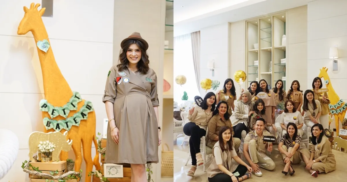 Bertema rustic dan safari, ini 9 potret baby shower Carissa Puteri