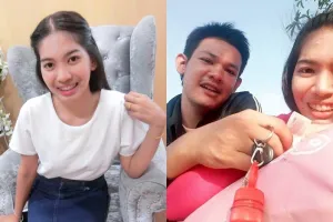 10 Potret Atittaya, cewek setia dampingi kekasih sakit kanker mata