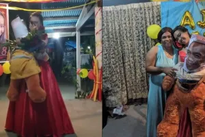 Cewek ini dansa dengan boneka saat ulang tahun, alasannya bikin haru