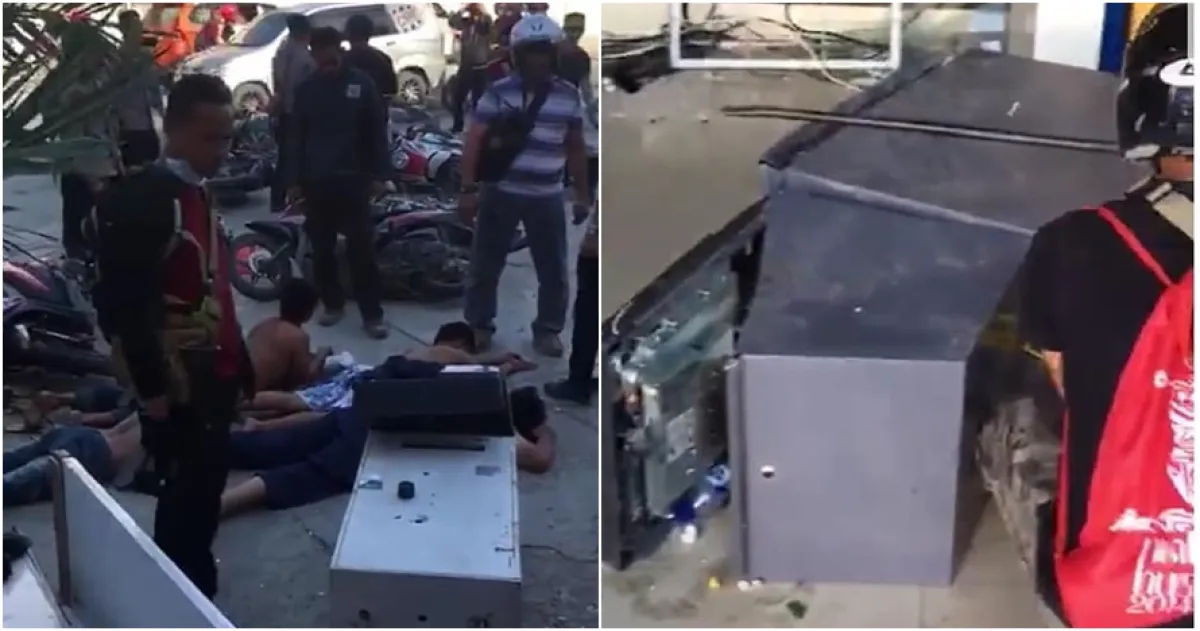 Penampakan oknum warga Palu yang bobol ATM usai gempa & tsunami