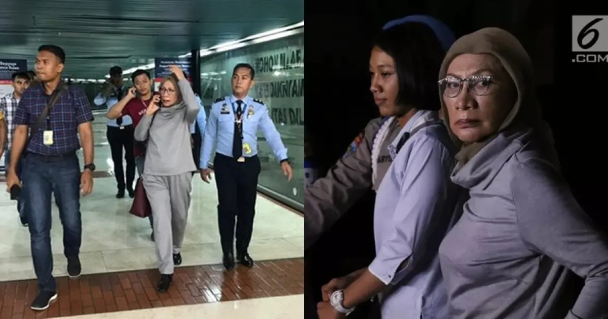 6 Momen penangkapan Ratna Sarumpaet, dari bandara hingga ke Mapolda