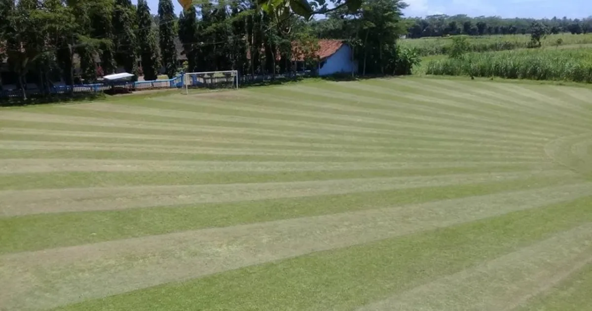 6 Lapangan bola di desa ini saingi stadion dunia, berstandar FIFA lho