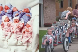 Kini berusia 21 tahun, ini 16 potret transformasi bayi kembar tujuh