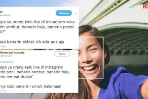 13 Cuitan lucu kebiasaan kalau live Instagram ini bikin ketawa