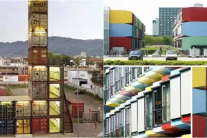 10 Bangunan unik terbuat dari kontainer, arsitekturnya kece