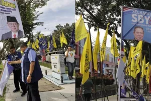 Komentar keras Agus Yudhoyono & istri soal baliho SBY dirusak