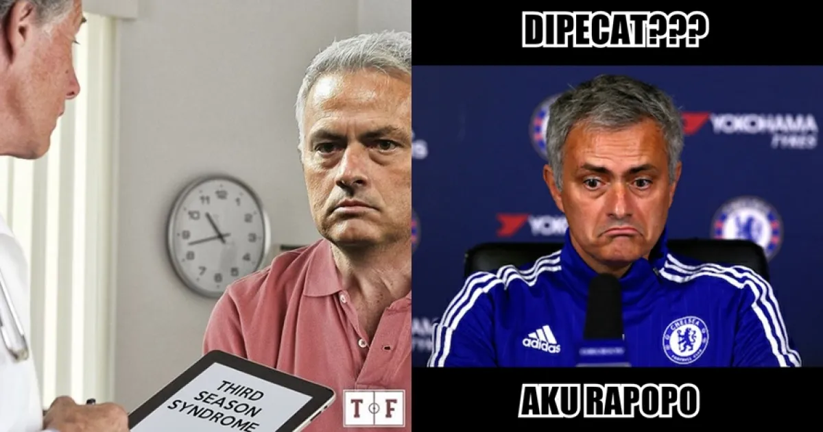 10 Meme lucu Jose Mourinho dipecat dari Manchester United