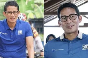 9 Momen Sandiaga olahraga sembari blusukan, gaya curi perhatian