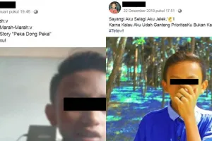 11 Status bocah ngebahas cinta ini kepedean abis