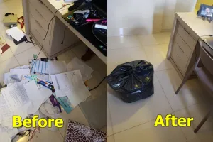 14 Foto before vs after menata peralatan rumah, rapi lebih baik