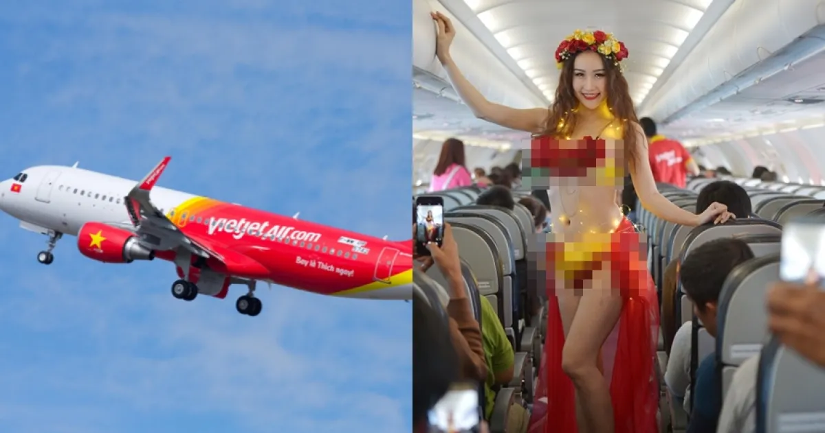 4 Seragam unik pramugari VietJet, paling bikin heboh bikini