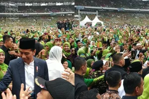 10 Potret meriah Harlah ke-73 Muslimat NU di Gelora Bung Karno