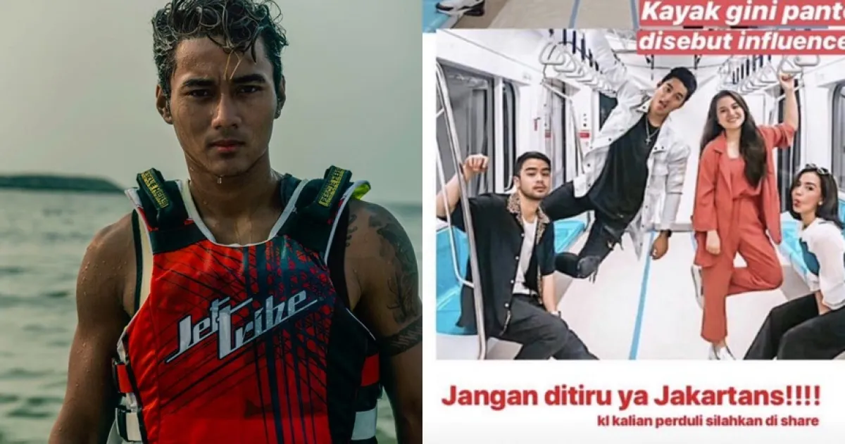 Potretnya injak kursi MRT heboh, ini permintaan maaf Aqsa Aswar