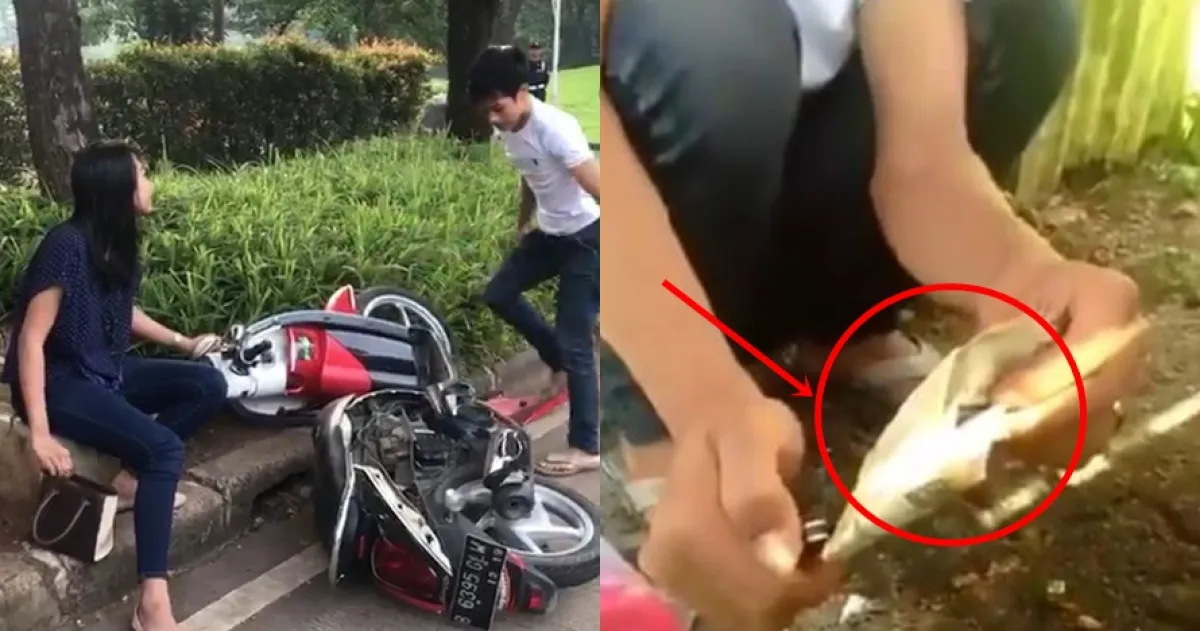 Usai heboh rusak motor, beredar video Adi Saputra bakar STNK