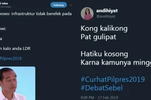 15 Cuitan lucu 'curhat ala debat capres' ini bikin auto baper