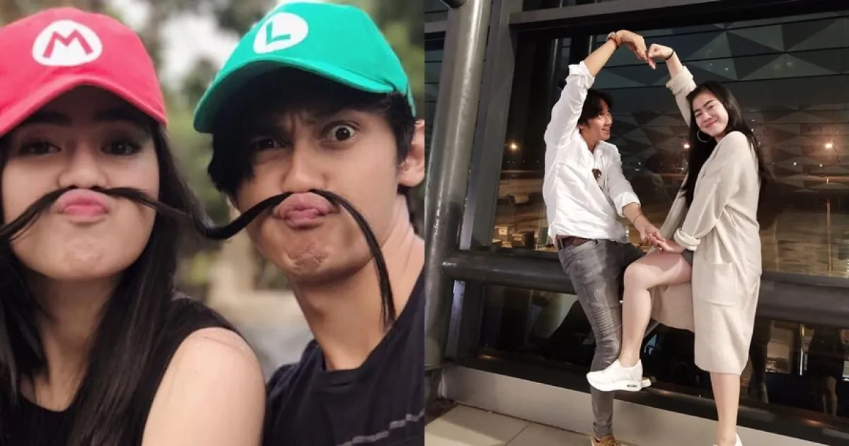 10 Pose kocak Caesar Hito & Felicya, jadi gagal romantis deh