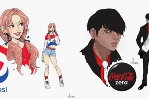 14 Kartun ini terinspirasi dari logo minuman bersoda, keren abis