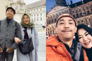 11 Potret bulan madu Risa Saraswati & suami di Eropa, cari drakula