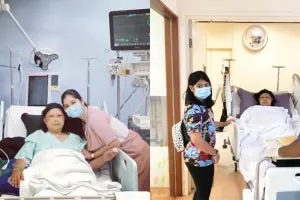 Sempat demam tinggi, Ani Yudhoyono keluar ICU ditemani sang cucu