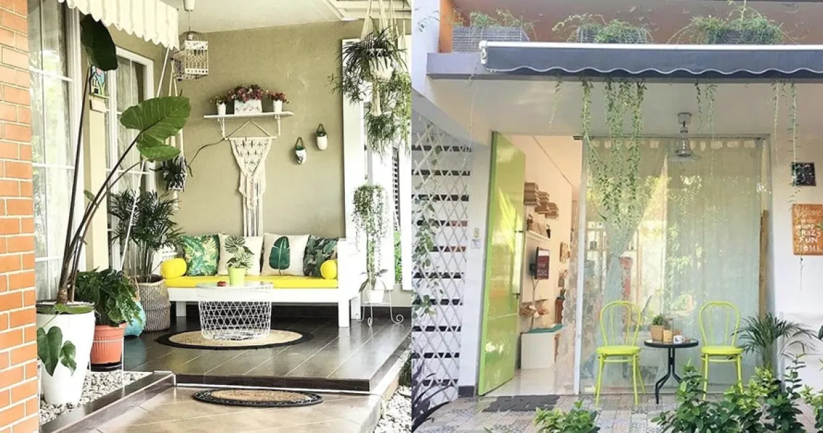 20 Desain teras rumah ini tampak simpel dan cozy abis