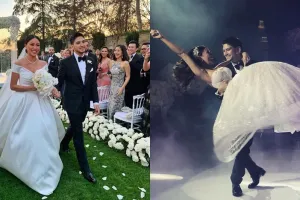 13 Momen pernikahan Kezia Toemion & Aditya Trihatmanto di Los Angeles