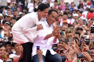Presiden Jokowi: Habis nyoblos ya tidur aja, capek