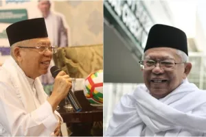 Kegiatan Ma'ruf Amin sebelum mencoblos, olahraga dulu