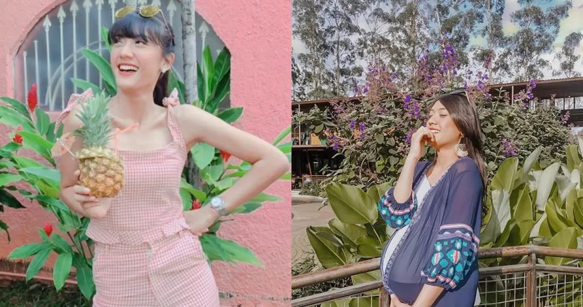 Hamil anak pertama, ini 9 potret Anissa Aziza pamer perut buncit