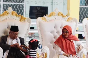 Jarang terekspos, ini 7 momen kebersamaan Ma'ruf Amin dan cucu