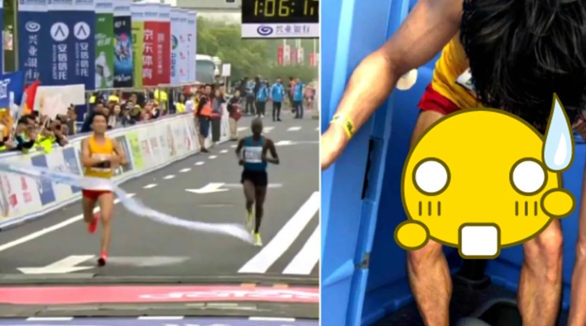Atlet China ini teruskan lari maraton meski terkena diare