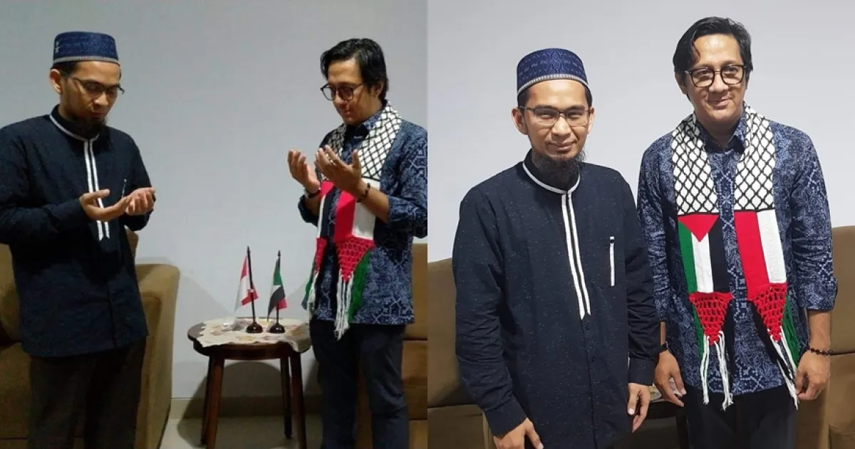Bertemu Ustaz Adi Hidayat, ini 6 momen Andre Taulany minta maaf