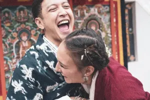 Nadine Chandrawinata ulang tahun, ini kejutan dari Dimas Anggara